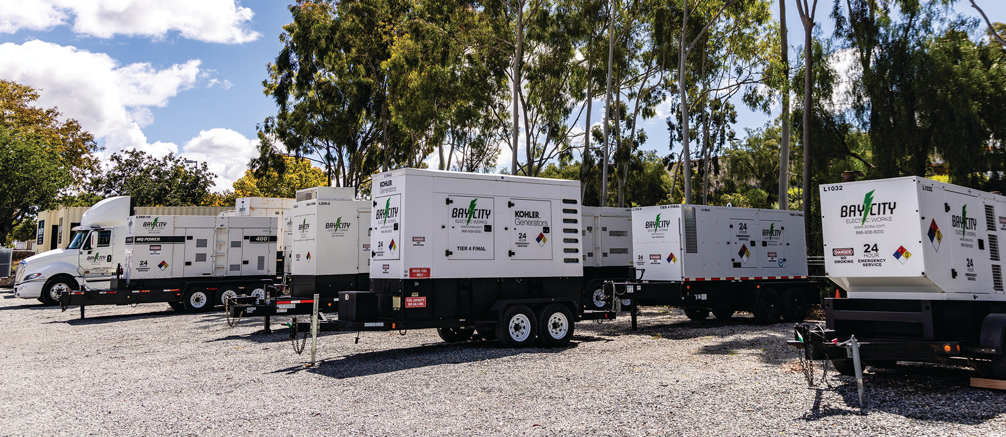 Rental Generators - California, Nevada, Hawaii